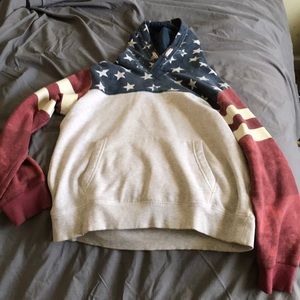 It’s a hoodie with an American flag